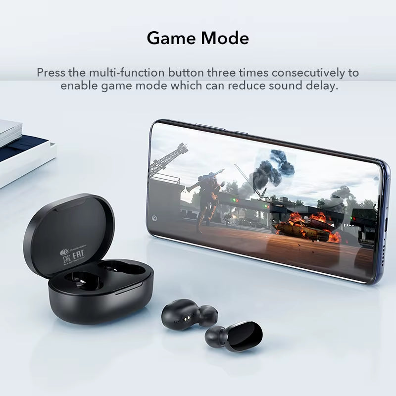 Mi True Wireless Earbuds Redmi Airdots 2S Bluetooth 5.0 Touch Control TWS Earphone Gaming Mode USB C Headphone