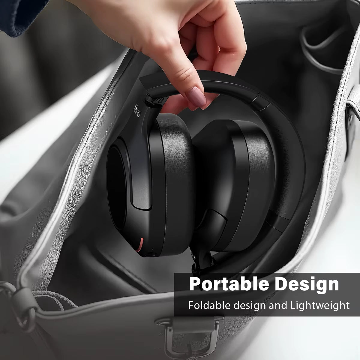 Bluetooth Wireless Headset,Noise Canceling Headphones with Transparency Mode,Deep Bass,Clear Calls,65H Playtime -X3
